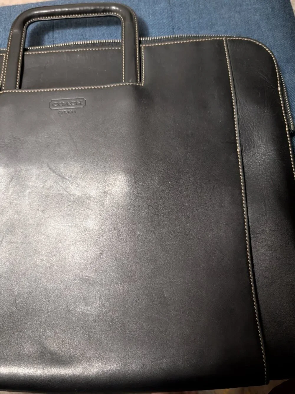 Vintage Coach leather portfolio/briefcase